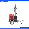 Portable Kubota Diesel Generator Trailer Mobile Light Tower With 9m Manual Mast