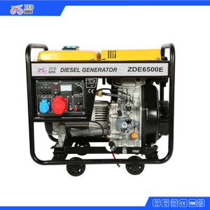 5kw 5kVA Air-Cooled Single-Phase Small Diesel Power Generating Sets