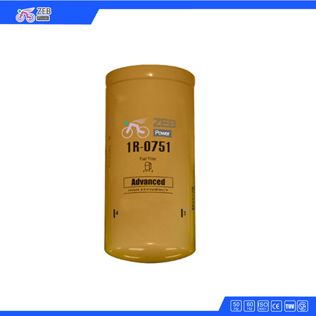 Cat Diesel Engine spare parts High Efficiency Fuel Filter for 1R0751