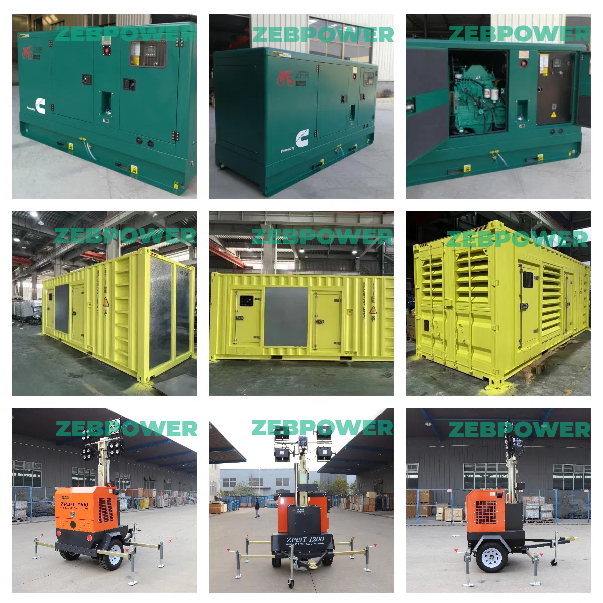 water-cooled diesel generators