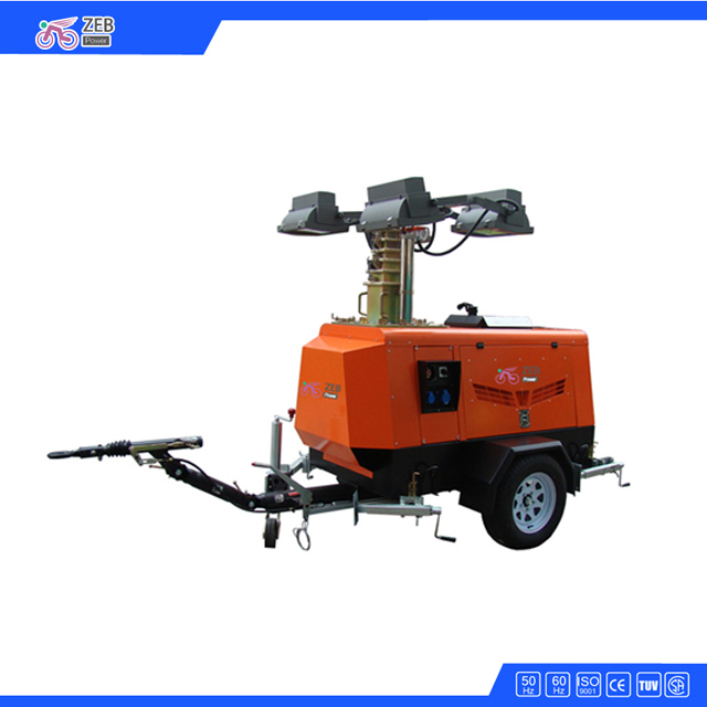 Safety Automotive Kubota Powered Mobile Light Tower