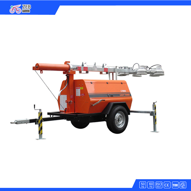 Safety Automotive Kubota Powered Mobile Light Tower