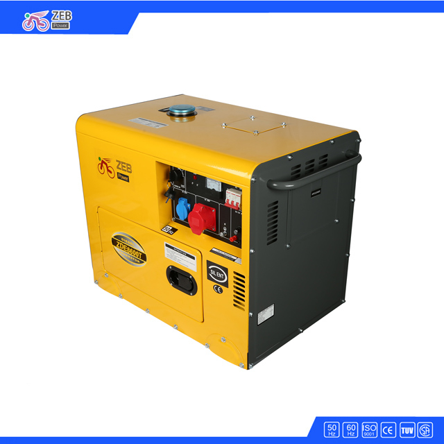 5.5KW Silent Type Single Phase Diesel Generators With Electrical Start