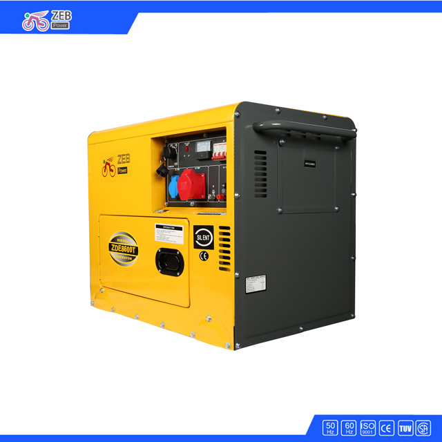 5.5KW Silent Type Single Phase Diesel Generators With Electrical Start